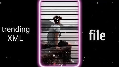 Zara Zara Bahekta hai 🖤 ✨ new sad XML file 🗃️ new trending XML file alight morning video editing