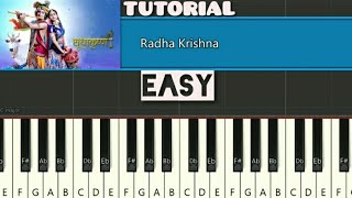 Radha Krishna Serial Song Piano Tutorial | Radha Krishna | Star Bharat | Easy Piano Tutorial