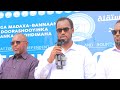 “Shacabka Galmudug waxaan ku ammaanayaa dulqaadkooda"  Musharrax Liibaan Axmed Xasan.