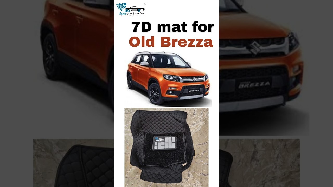 OLD brezza car mat || 7d car mat || 