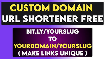CREATE CUSTOM DOMAIN URL SHORTENER FOR FREE | FREE SETUP+DOMAIN