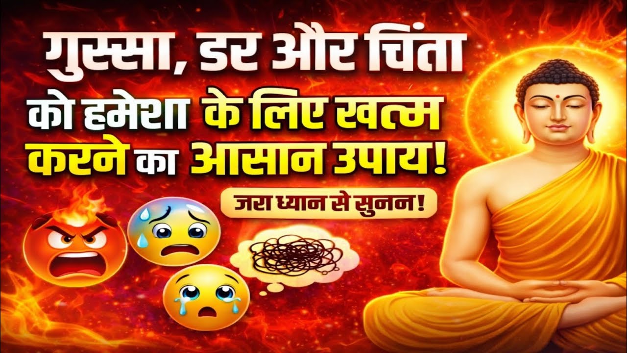 चिंता और डर से हमेशा के लिए मुक्ति । टेंशन कैसे दूर करें? Buddhist Story on Anxiety