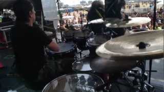 Landmine Marathon Drum Cam &quot;Shadows Fed to Tyrants&quot; Live @ Orion Music + More Fest