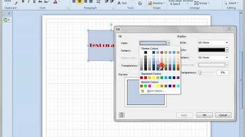 6.3 Formatting Shapes in Visio 2010