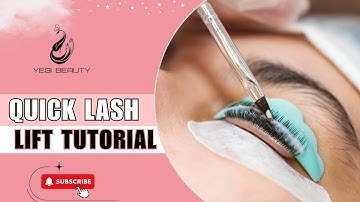 Quick & Easy Eyelash Lift (Perm) Tutorial | Fast, Beautiful Results!