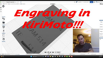 Engrave using Kiri Moto in Onshape