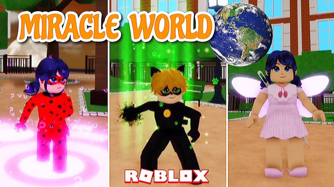 NOVO JOGO DE MIRACULOUS Miracle World Roblox YouTube 