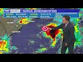 Monday Night Tropical Update: TD 15, Invest 99L and two other waves