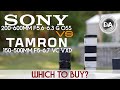 Sony 200-600G vs Tamron 150-500 VXD:   Which to Buy?