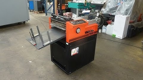 used numbering and perforating machine   Socbox 7000s   Gab Supplies Ltd   1995