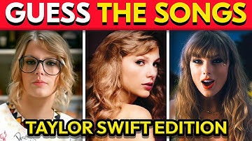 Guess Taylor Swift Songs 👑🎤 Can You Guess 50 Taylor Swift Songs | Music Quiz