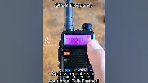 Baofeng Offset Frequency