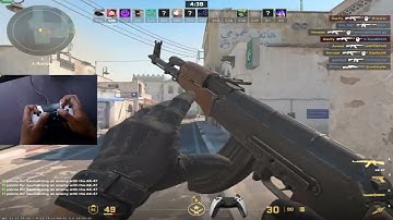 CS2 Deathmatch | Controller Gyro Aim + Flick Stick