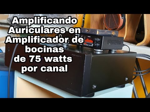 Es posible amplificar Auriculares con Amplificador de Altavoces? 