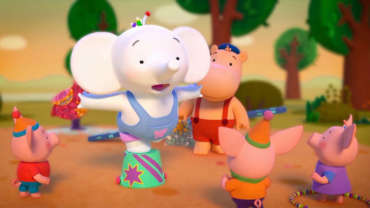 Making a Circus | Tina & Tony | funny kids cartoon | Cartoon Candy