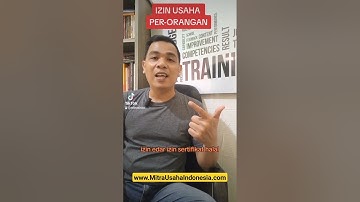 Izin Usaha Perorangan #izinusaha #nib