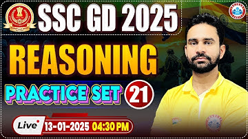 SSC GD 2025 | SSC GD Reasoning Practice Set 21 | Reasoning for SSC GD by Rahul Sir