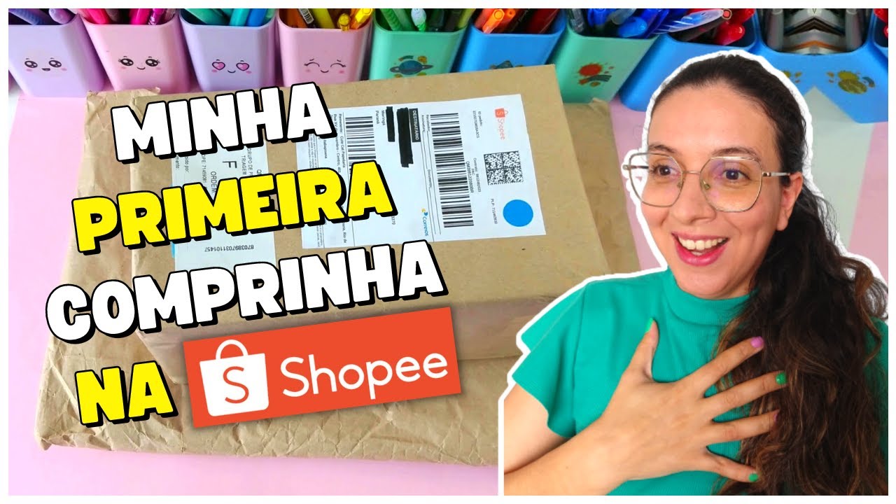 Minha Primeira Comprinha de MATERIAL ESCOLAR na SHOPEE !!