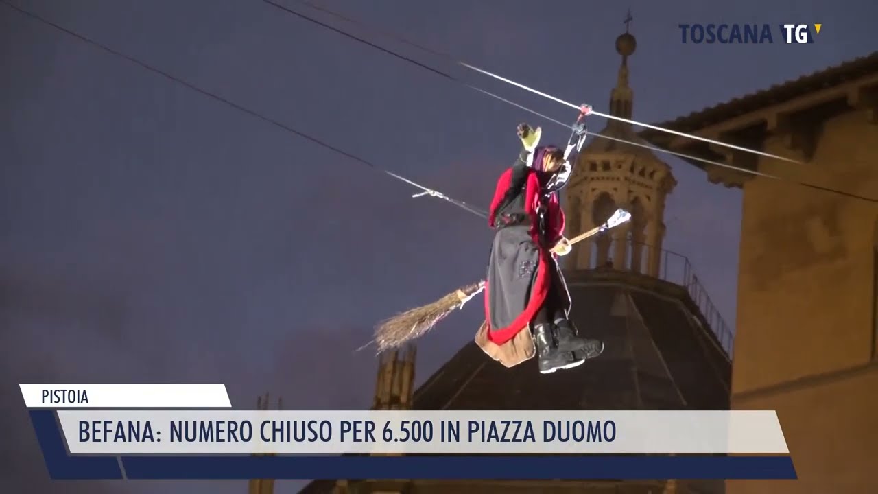 2025-01-03 PISTOIA - BEFANA, NUMERO CHIUSO PER 6.500 IN PIAZZA DUOMO