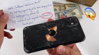 How to turn iPhone 11 Cracked into DIY iPhone 12, Destroyed Phone Restoration