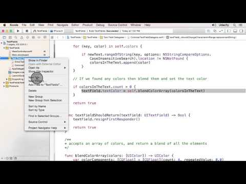 Creating a Random Color Delegate - UIKit Fundamentals