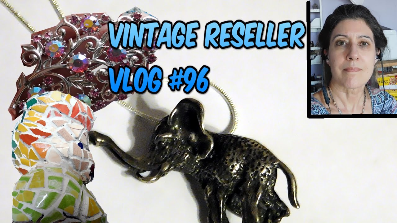 VintageDazzle's Reseller Vlog #96 - What Am I Buying, Listing and Selling on Etsy? Mosaic Update