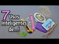 Convierte los RESIDUOS en TESOROS - Uso Inteligente de 7 Objetos que Usualmente lo BOTAS!