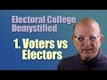 Voters vs. Electors (Electoral College Demystified Pt 1)