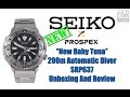 Worthy Successor? | Seiko Prospex New Baby Tuna 200m Automatic Diver SRP637 Unbox & Review