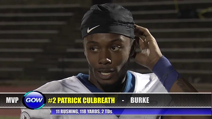 Game of the Week MVP Interview:  Burke Senior QB P...