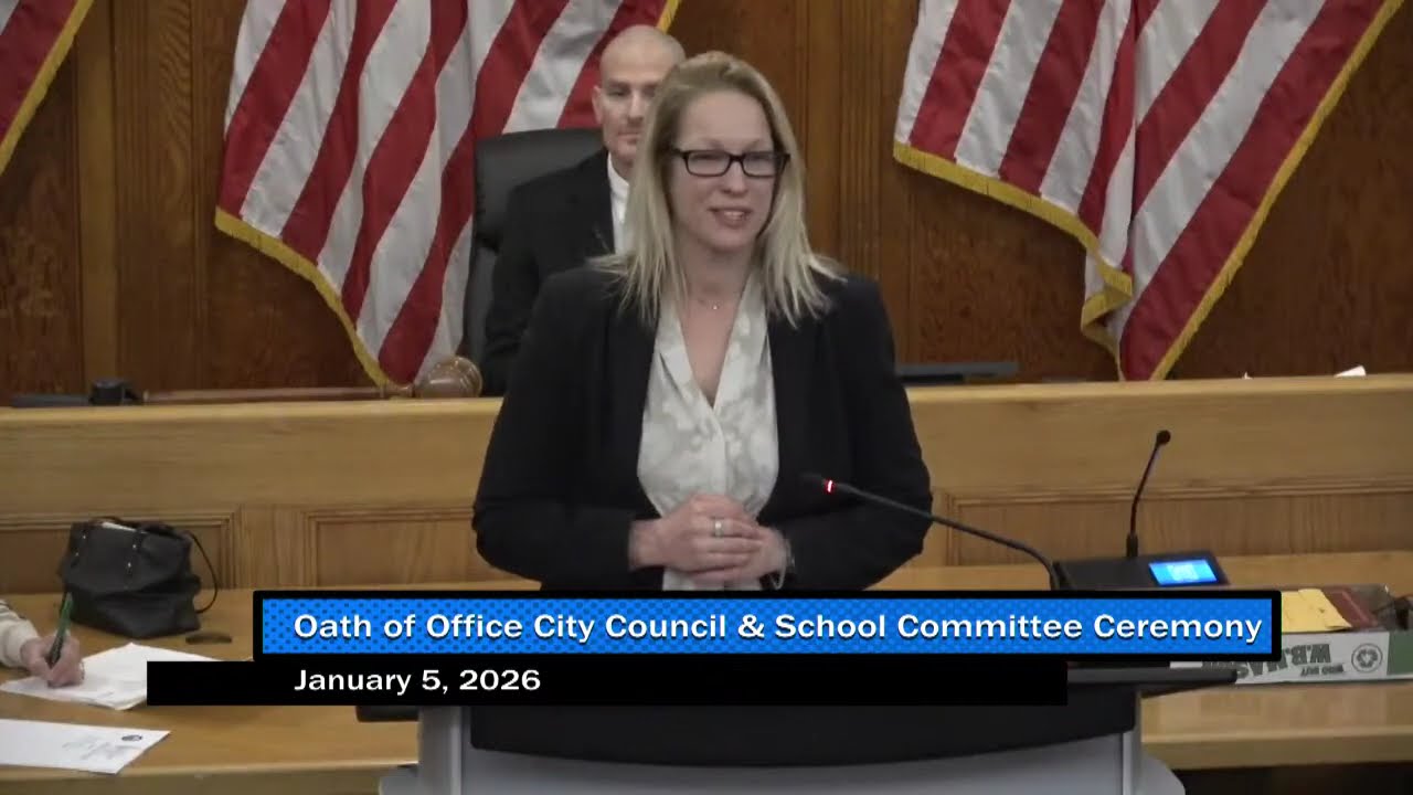 Revere Oath of Office Ceremony for City Council & School Committee 1/5/26