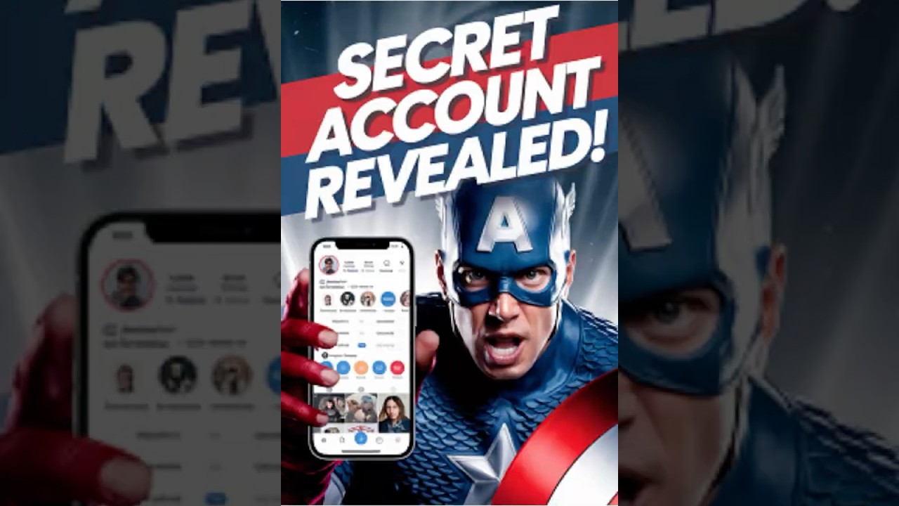 Captain America’s Secret Burner Account