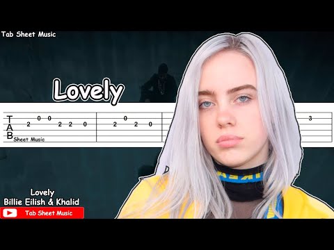 Billie Eilish & Khalid - lovely Guitar Tutorial