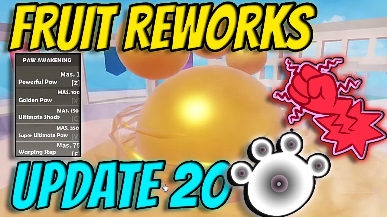 ⭐ Blox Fruits Update 20 Paw + Quake Rework And Sneakpeek..!? 