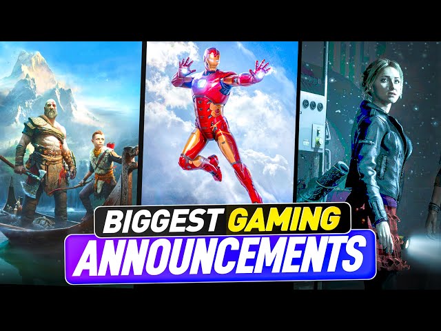 10 Biggest Gaming Announcements In New PlayStation Event 😱 class=