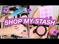 SHOP MY STASH: Lots of blush, purple tones, and throwback makeup!
