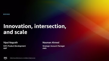 AWS re:Invent 2022 - 혁신, 교차점 및 규모(DEI302)