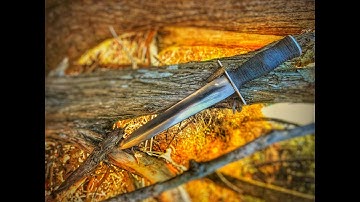 Knife Making- how To Make a Fighting Dagger