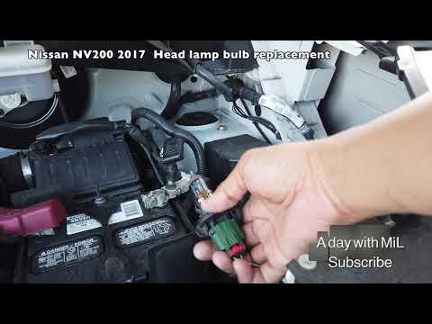 Nissan NV200 Headlight Lamp Bulb Replacement