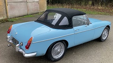 MGB V8 Roadster Iris Blue