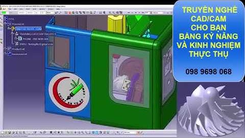 CATIA V5R27 CAM 5 AXIS SIMULTANEOUS WITH MULTI TURBIN BALDES
