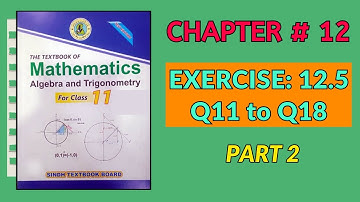 [XI MATHS] CH 12  | Ex 12.5 | PART- 2 |SOLUTION OF TRIGONOMETRIC EQUATIONS |  Q  11 TO  18