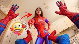 SPIDER MAN WAS TRAPPED IN LOVE BEAUTIFUL GIRL  (POV Love Best) @Celpan 