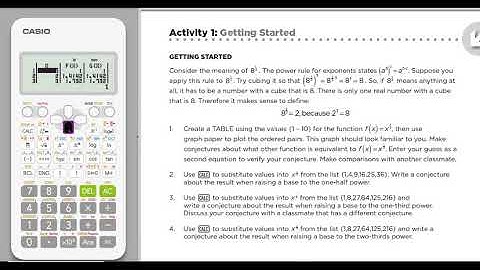 fx-115ESPlus2: Creating Table of Values and Evaluating Expressions
