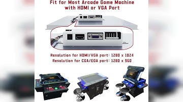 Review: UNICO 26 inch Arcade Monitor, 4:3 Ratio LCD Gaming Monitor for HDMI/VGA/CGA/EGA Arcade...