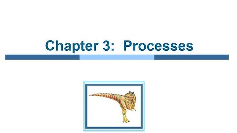 Operating System Chapter 3 Processes  part 5 Operation On Processes Process Creation