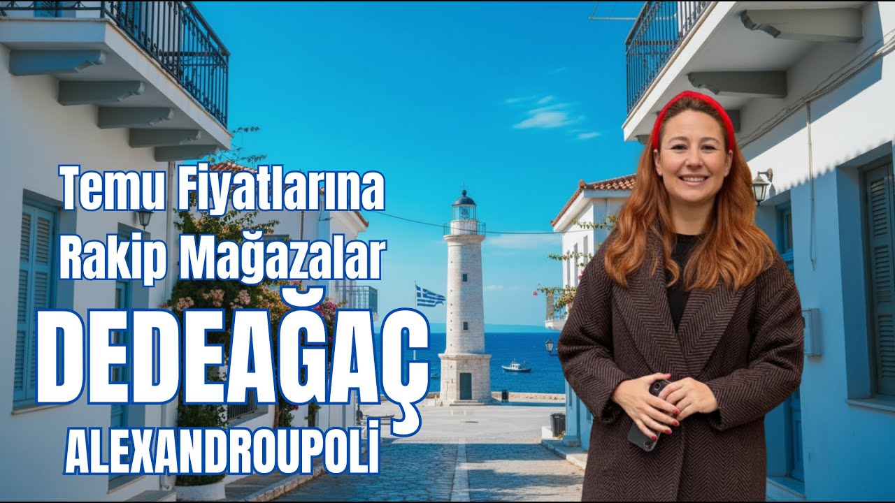 Dedeağaç'ta Alışveriş | Arabayla Alexandroupoli Gezisi #yunanistan