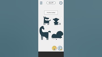 Brain Up Quiz Level 91 Find the monkey - Gameplay Solution Walkthrough