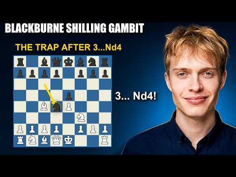 The Blackburne-Shilling Gambit explained on video