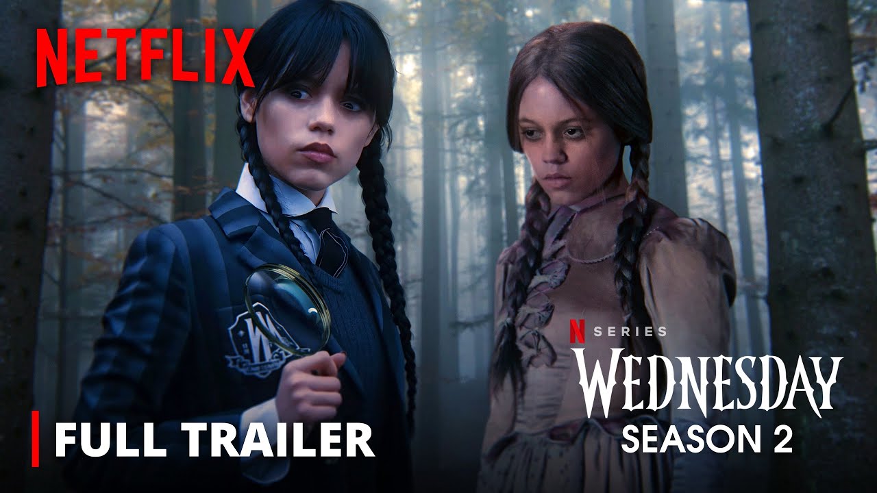 Wednesday Addams, Season 2, Full Trailer, Jenna Ortega